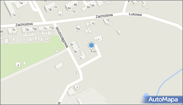 Świebodzin, Lawendowa, 2b, mapa Świebodzin
