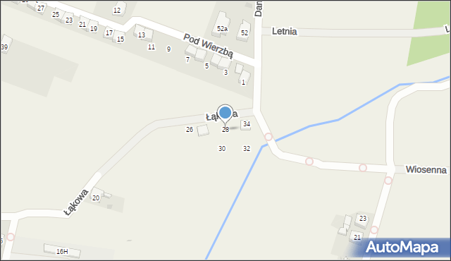Świerklaniec, Łąkowa, 28, mapa Świerklaniec