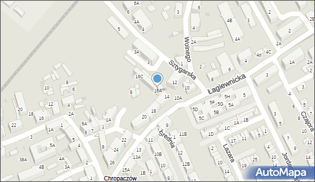 Świętochłowice, Łagiewnicka, 16A, mapa Świętochłowice