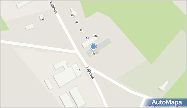 Szamocin, Łąkowa, 36, mapa Szamocin
