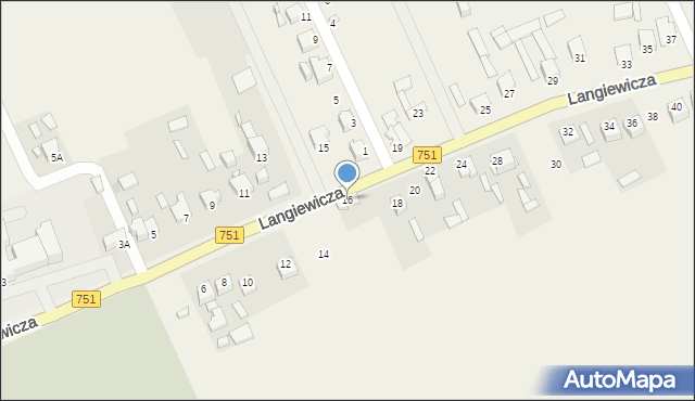 Szewna, Langiewicza Mariana, gen., 16, mapa Szewna