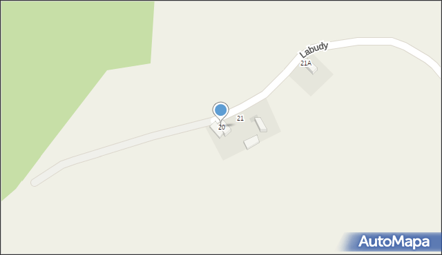 Szopa, Labudy Gerarda, prof., 21, mapa Szopa