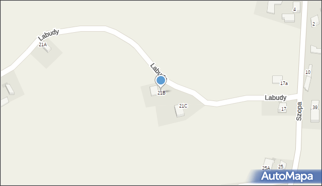 Szopa, Labudy Gerarda, prof., 7, mapa Szopa