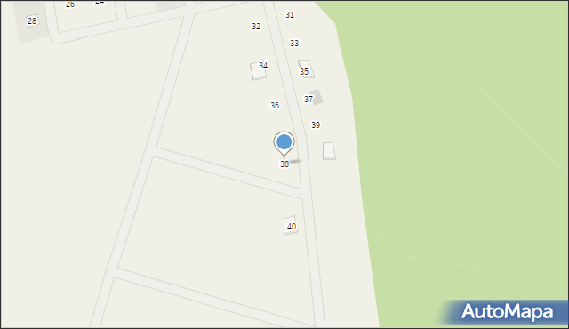 Szteklin, Łąkowa, 38, mapa Szteklin