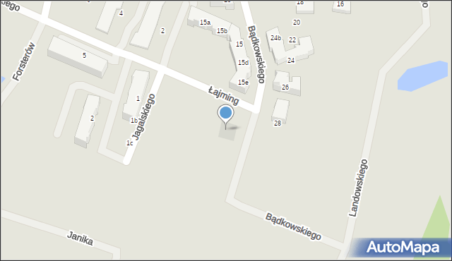 Tczew, Łajming Anny, 1, mapa Tczew