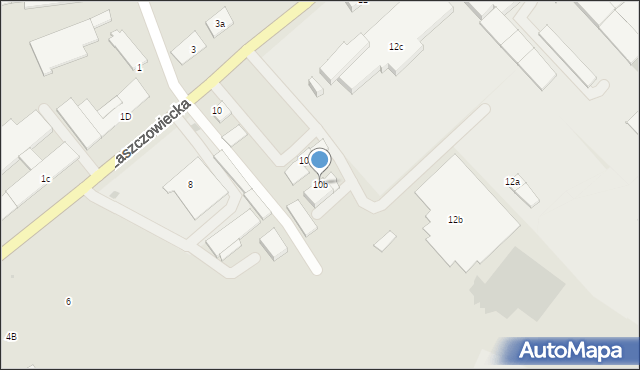 Tomaszów Lubelski, Łaszczowiecka, 10b, mapa Tomaszów Lubelski