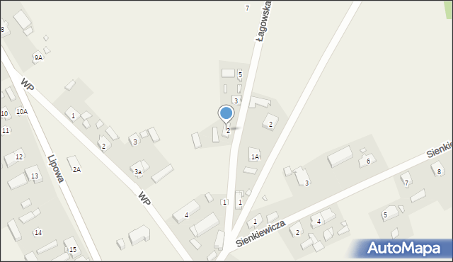 Toporów, Łagowska, 2a, mapa Toporów