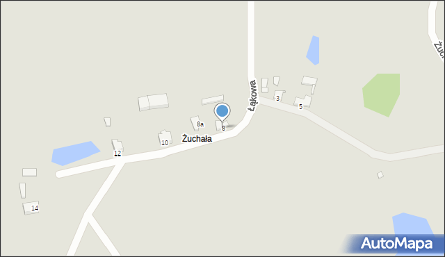 Tuliszków, Łąkowa, 8, mapa Tuliszków