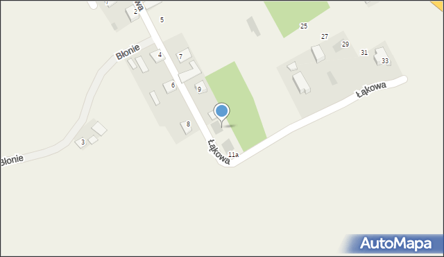Turbia, Łąkowa, 11, mapa Turbia
