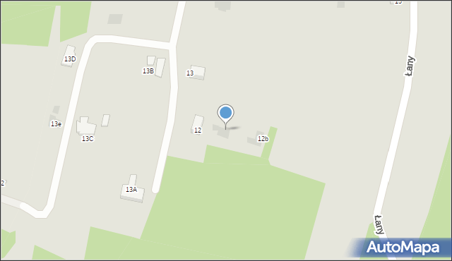 Tyczyn, Łany, 12a, mapa Tyczyn