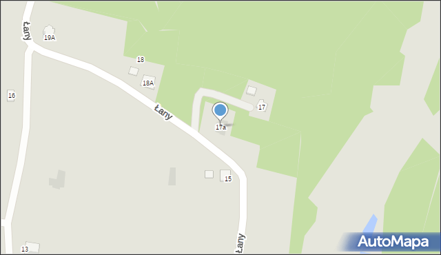 Tyczyn, Łany, 17a, mapa Tyczyn