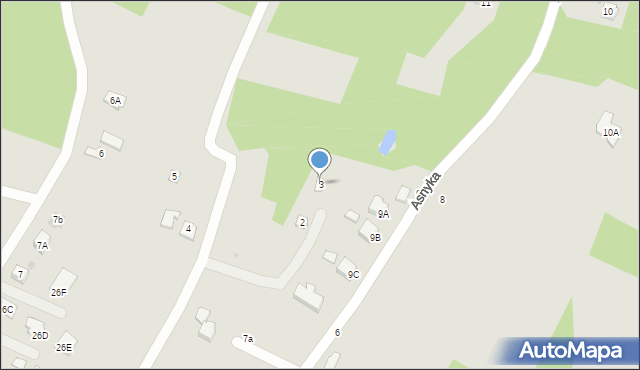 Tyczyn, Łany, 3, mapa Tyczyn