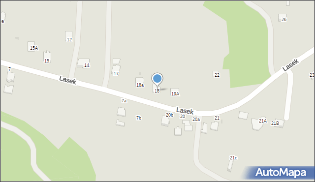 Tyczyn, Lasek, 18, mapa Tyczyn