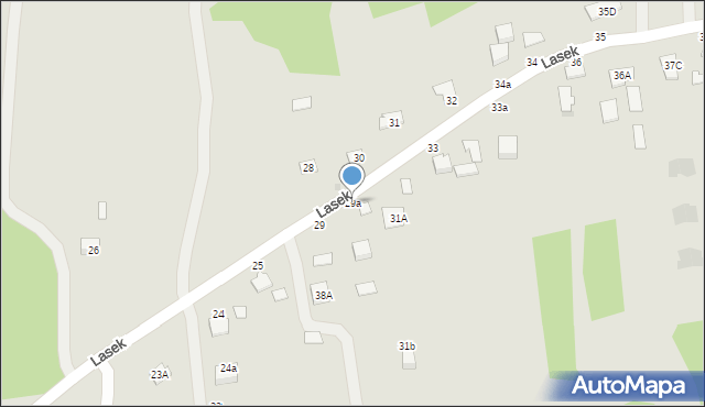 Tyczyn, Lasek, 29a, mapa Tyczyn