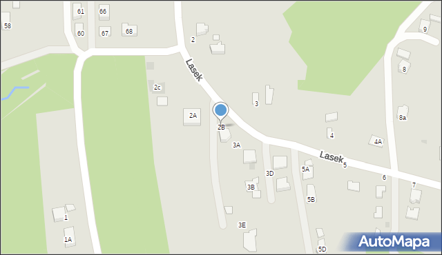 Tyczyn, Lasek, 2B, mapa Tyczyn