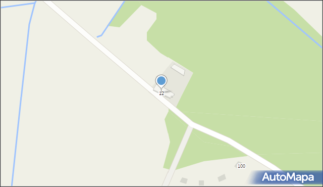 Tymień, Łasin Koszaliński, 12, mapa Tymień
