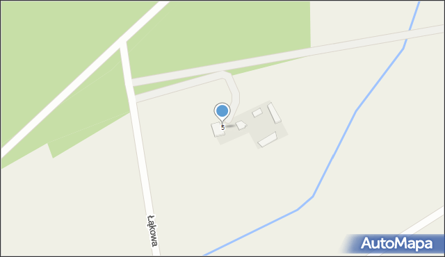 Ugniewo, Łąkowa, 5, mapa Ugniewo