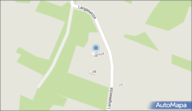 Wąchock, Langiewicza Mariana, gen., 16c, mapa Wąchock
