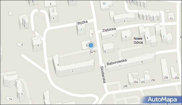 Warszawa, Łagowska, 2A, mapa Warszawy