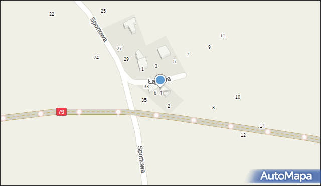 Więckowice, Łąkowa, 4, mapa Więckowice