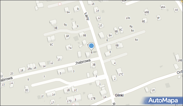 Wieliczka, Łany, 5, mapa Wieliczka