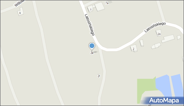 Wilamowice, Latosińskiego Józefa, 2e, mapa Wilamowice