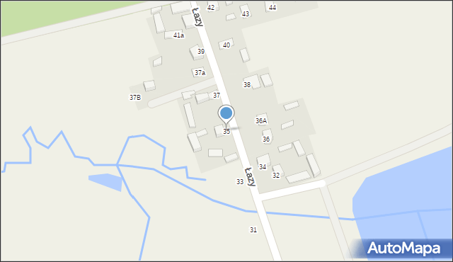 Wilków, Łazy, 35, mapa Wilków