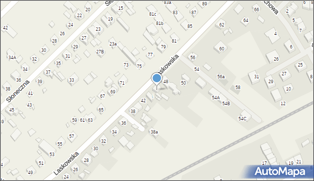 Wiry, Laskowska, 46, mapa Wiry