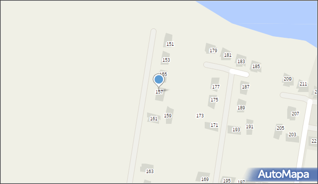 Wiślinka, Łąkowa, 157, mapa Wiślinka