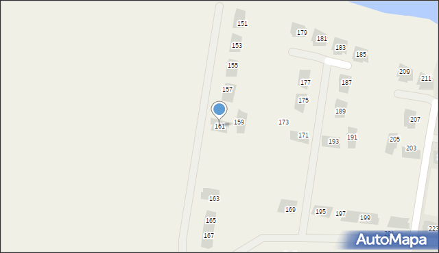 Wiślinka, Łąkowa, 161, mapa Wiślinka