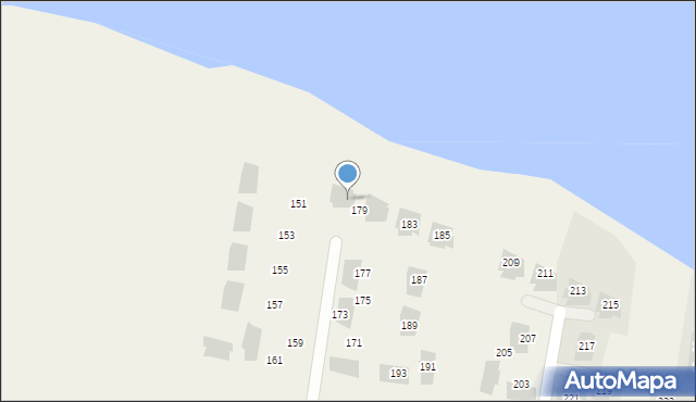 Wiślinka, Łąkowa, 179, mapa Wiślinka