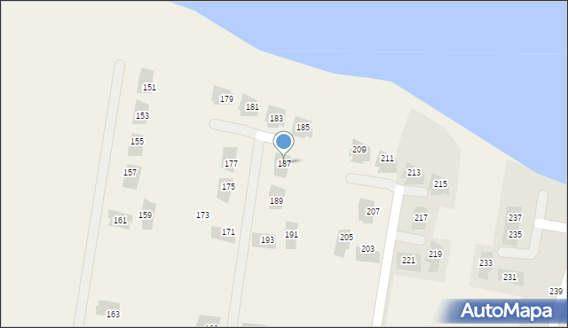 Wiślinka, Łąkowa, 187, mapa Wiślinka