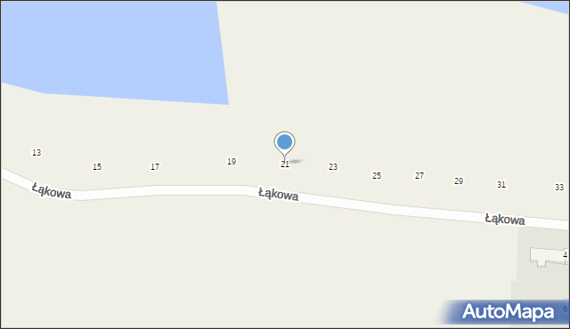 Wiślinka, Łąkowa, 21, mapa Wiślinka