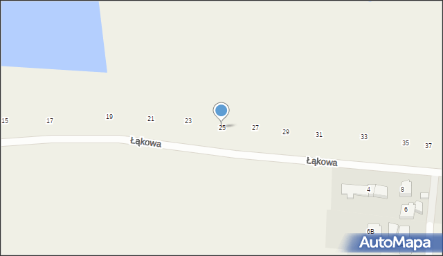 Wiślinka, Łąkowa, 25, mapa Wiślinka