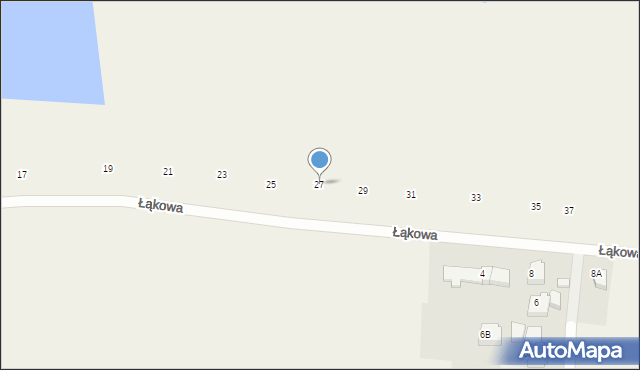 Wiślinka, Łąkowa, 27, mapa Wiślinka