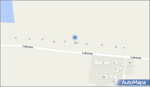 Wiślinka, Łąkowa, 29, mapa Wiślinka