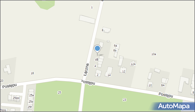 Wola Mrokowska, Łączna, 4C, mapa Wola Mrokowska