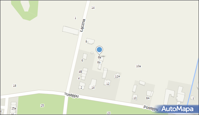 Wola Mrokowska, Łączna, 6a, mapa Wola Mrokowska