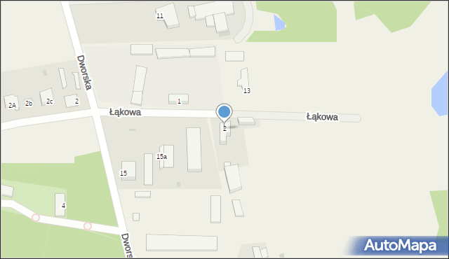 Wola Suchożebrska, Łąkowa, 2, mapa Wola Suchożebrska
