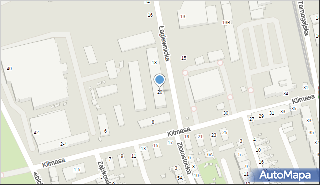 Wrocław, Łagiewnicka, 20, mapa Wrocławia