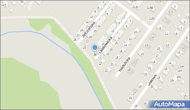 Wrocław, Laskowicka, 28, mapa Wrocławia