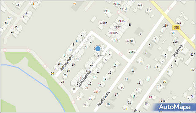 Wrocław, Laskowicka, 6, mapa Wrocławia