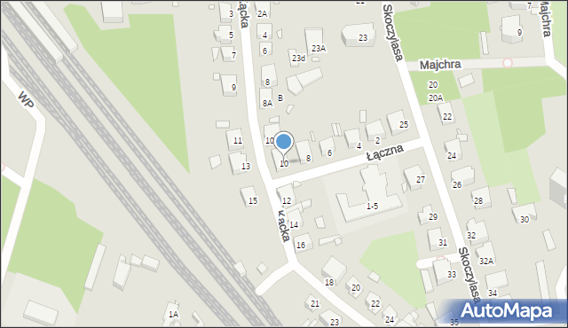 Wrocław, Łączna, 10, mapa Wrocławia