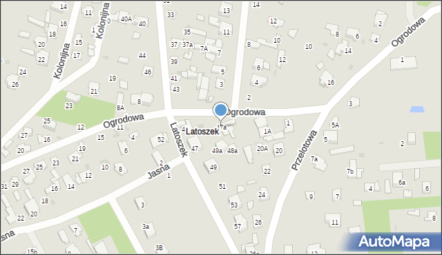 Wyszków, Latoszek, 47a, mapa Wyszków