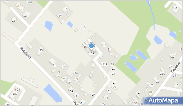 Żabieniec, Łąkowa, 15A, mapa Żabieniec