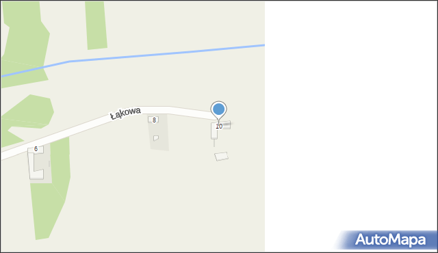 Zdrowa, Łąkowa, 10, mapa Zdrowa