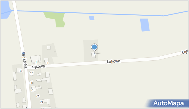 Zdrowa, Łąkowa, 5, mapa Zdrowa