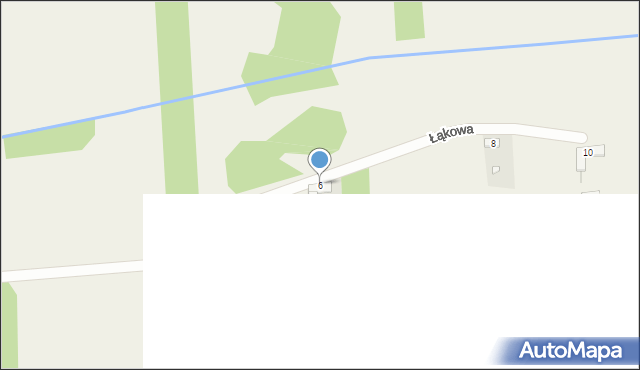 Zdrowa, Łąkowa, 6, mapa Zdrowa