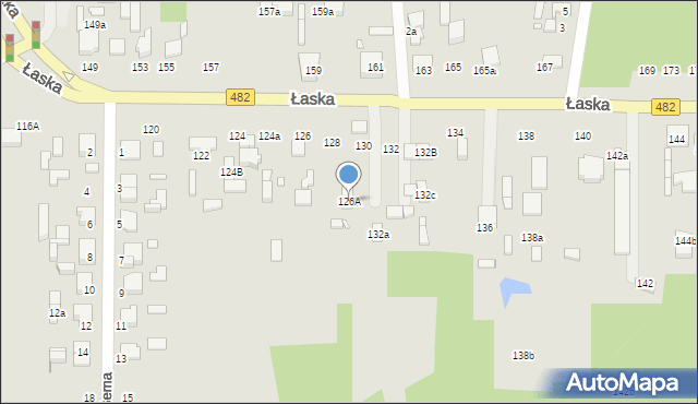 Zduńska Wola, Łaska, 126A, mapa Zduńska Wola