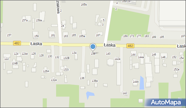 Zduńska Wola, Łaska, 138, mapa Zduńska Wola